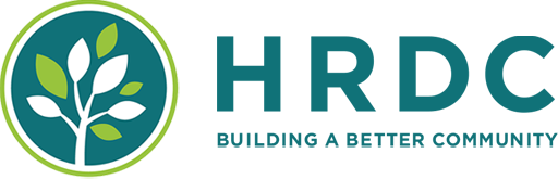 HRDC logo. Text reads, HRDC, Building A Better Community.