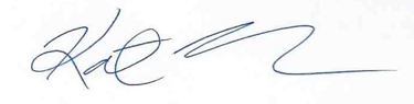 Katie Mclain signature.